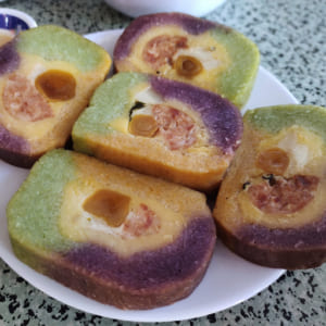 Bánh tét chay thập cẩm